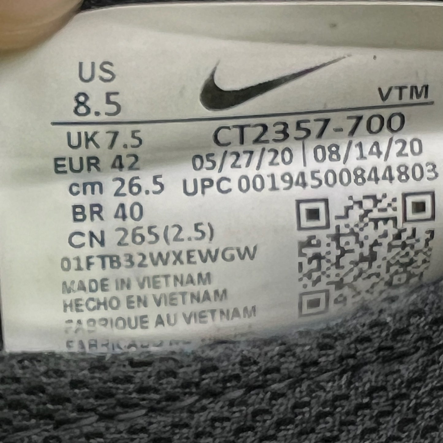 Nike React Infinity Flyknit